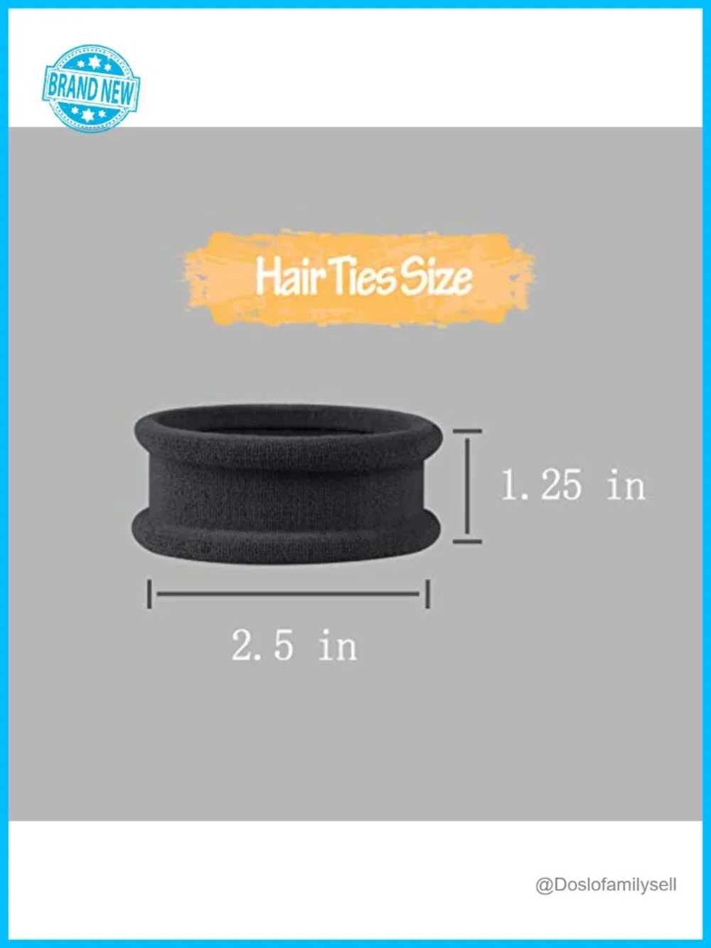 20 Pcs Cotton Scrunchies Hair Ties for Thick Heavy Curly Hair